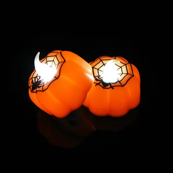 6pcs Helovinas Žvakių Šviesos Kaukolė Voras Mirgėjimas Flameless LED Arbata Žibintai Halloween Party Namų Puošybai Baterija Lempos