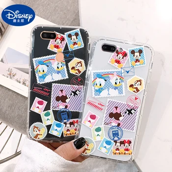 Disney Antspaudas Telefoną Atveju IPhone11/iPhone11pro/iPhone11promax/iPhonex/xs/xr/6/7/8 Plius Karikatūros Mickey Mouse Paprastumo Stilius
