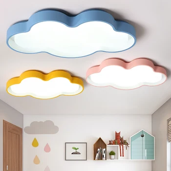 LED Debesis, vaikų kambarys liustra Apšvietimo, patalpų, namų lubų dekoro kelių spalvų šviestuvo flush mount lubų šviestuvai