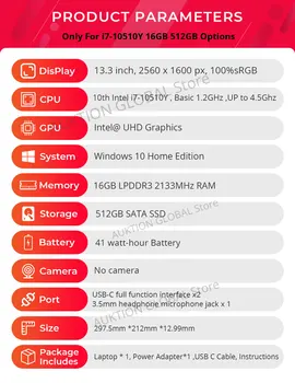 Xiaomi RedmiBook Oro 13.3 colių Nešiojamas kompiuteris 