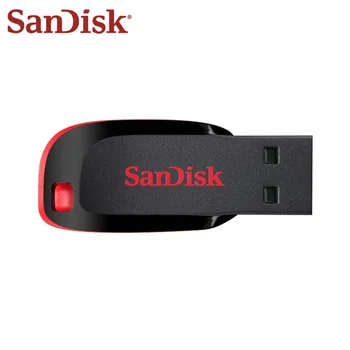 Originalios Sandisk Pen Ratai Didelės Sandėliavimo 8GB 16GB 32GB 64GB 128 GB USB 2.0 Sąsaja, USB 