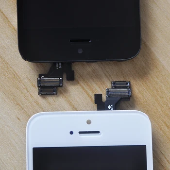 Sinbeda Geriausios Kainos LCD Ekranas iPhone 5 5s 5c SE LCD Jutiklinis Ekranas skaitmeninis keitiklis Asamblėjos+Home Mygtukas +Priekinė Kamera+ausinės