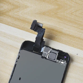 Sinbeda Geriausios Kainos LCD Ekranas iPhone 5 5s 5c SE LCD Jutiklinis Ekranas skaitmeninis keitiklis Asamblėjos+Home Mygtukas +Priekinė Kamera+ausinės