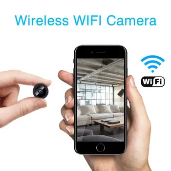 1080P HD IP Mini Kamera, Wireless Wifi Saugumo Nuotolinio Valdymo Priežiūros Naktinio Matymo Paslėpti Mobiliojo ryšio Aptikimas Kamera