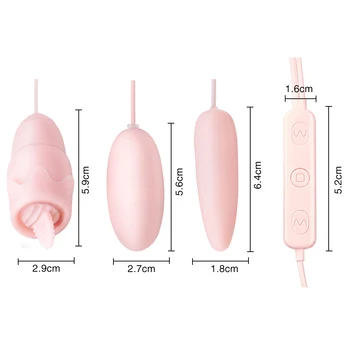 Liežuvio Vibratoriai 20 Rūšių USB Power Vibruojantys Kiaušiniai G-spot Masažas Žodžiu Lyžis Klitorio Stimuliatorius Sekso Žaislai Moterims, Suaugusiųjų Žaislai