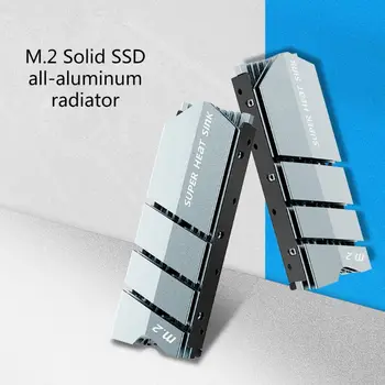 1Set M. 2 SSD NVMe Šilumos Kriaukle Aliuminio Heatsink su Šiluminę Pagalvėlę M2 2280 WXTA
