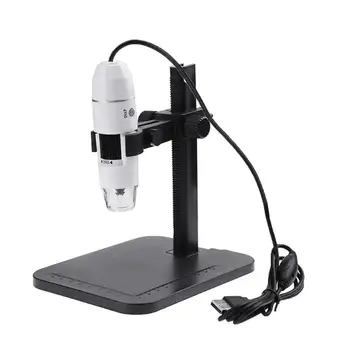 1000X 8LED didinamasis stiklas Fotoaparato Skaitmeninio Elektronų Mikroskopu Mini Nešiojamą USB Mikroskopą Endoskopą Zoom Fotoaparatas Didinamojo stiklo Stendas