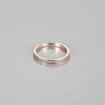 SWA bižuterijos Aukštos Kokybės Žavesio Paprastas Šalto Vėjo Vieną Žiedas Crystal Žiedą, Moteris Romantiškas Kalėdų Dovana