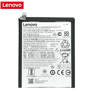 Originalus Lenovo BL270 Baterija 4000mAh Lenovo Vibe K6 Plus G Plus G5 Plius baterija, su įrankiais Dovanos