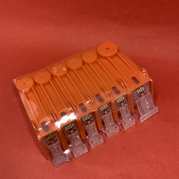 YOTAT ６ spalva ciss rašalo kasetė su mikroschema, už PGI-525 CLI-526