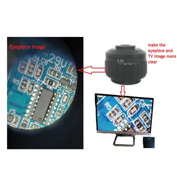 3.5 X-90X Trinokulinis Stereo mikroskopas 38MP HDMI, USB video led žibintai microscopio Kamera didinamojo stiklo Papuošalai telefono pcb remontas