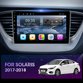 JMCQ Android 9.0 Automobilių RadioFor Hyundai Solaris 2 Verna 2017 2018 Multimidia Vaizdo Grotuvas, 2din Navigacijos GPS Stereo Padalinti Ekraną