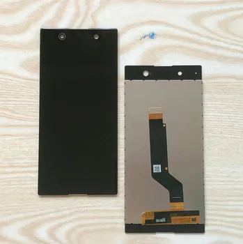 HTZF SONY Xperia XA1 Ultra G3221 G3212 G3223 G3226 LCD Ekranas skaitmeninis keitiklis Sony C7 Surinkimas Jutiklinio ekrano Rėmelį