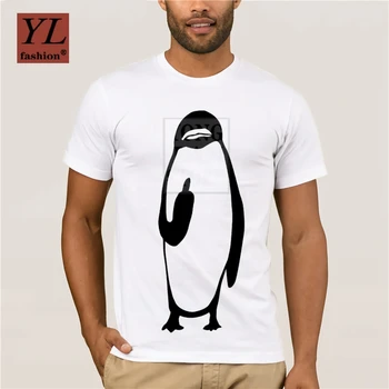 2020 Metų Vasaros Mados Gatvė MensFunny Pingvinas Marškinėlius