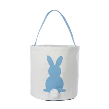 Velykų Kiaušinių, Bunny Rabbit Uodega Krepšelį Drobės Krepšys Nešti Kibirą Atostogų Šventė Šalies Apdailos Lašas Laivas Paramos