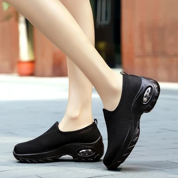 Moteris Pėsčiomis naujus Batus Veikia Tinklinio Batų Mados Platforma Slip-On Sneaker Oro Pagalvės sporto Salė Modernaus Šokio Bateliai Vyrai
