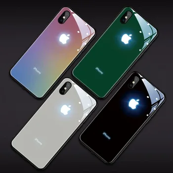 Telefono dėklas Skirtas Apple iPhone 12 11 X XR XS Pro Max 7 8 Plius Mini Galinį Dangtelį Garso garso Kontrolė Apsaugoti atsparus smūgiams Stiklinis Dangtis