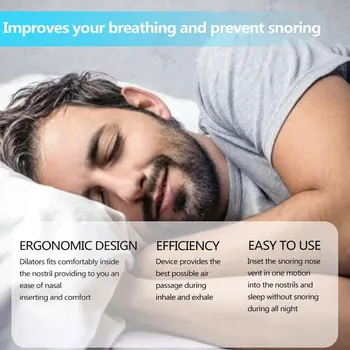 Micro CPAP Anti-Knarkimas Elektroninis Įtaisas, Miego Apnėja Nustoti Knarkti Pagalbos Kamštis