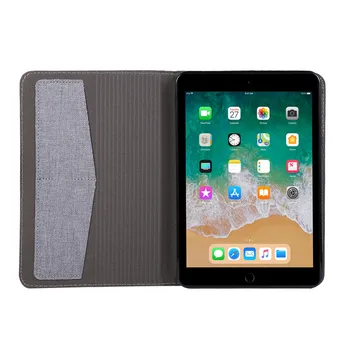 Case for iPad Mini 4 3 2 1 Tinklainės Atveju Audinys Atgal Stendas 