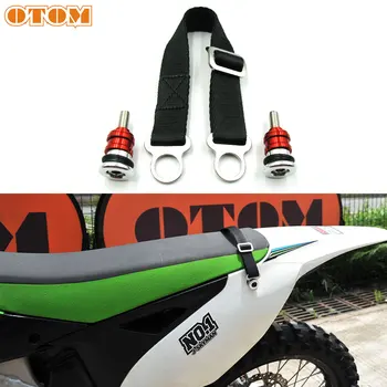 OTOM Motociklo Universalus Gelbėjimo fotoaparato Dirželio prijungimas tvirtai užveržkite Diržas Diržas Kelių Motokroso Dirt Bike Galinės Sėdynės Traukos virvė KTM EXC BAF-YZ KXF