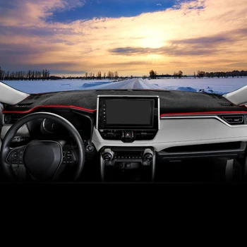 Toyota RAV4 2019 2020 XA50 Automobilio prietaisų Skydelyje Išvengti Šviesos Mygtukai Padengti Priemonė Platforma Stalas Kilimėlis Kilimai Anti-slip Priedai