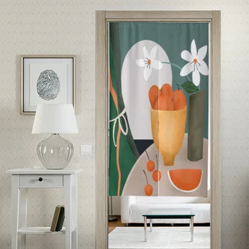 Modernus Nordic Stiliaus Durų Užuolaidos Duris, Pertvara, Užuolaida, Virtuvė, Vonios Kambarys Dekoravimo Užuolaidų Feng Shui Užuolaidų Noren