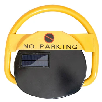 Aukštos kokybės, vandeniui atsparus saulės energija varomas automatinė automobilių parkavimo aikštelės užraktas Saulės nuotolinio automobilių stovėjimo užraktas 4 užsakymus