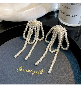 SHANGZHIHUA Pearl stud auskarai, korėjiečių mados perdėti perlo auskaru, moterų auskarai, 2020 naujų papuošalų