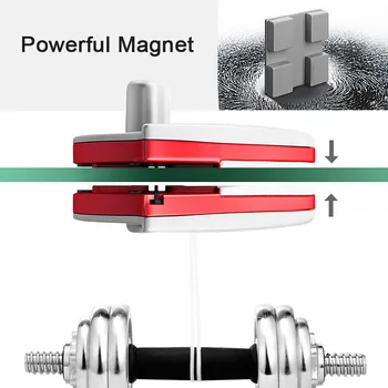 Naujas Galingas Magnetinis Lango Stiklo Švaresnis Šepetys 5-35mm Stiklo Dvipusis Magnetas Namų Vedlys Stiklo Paviršiaus Valymo Priemonės