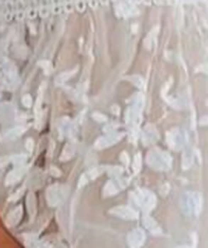 Moterų Nėriniai Puošia Vasaros Gėlių Spausdinti Mini Suknelė Elegantiškas Mados Poliesteris Nesimetriškas Rankovių Spageti Diržas V-kaklo