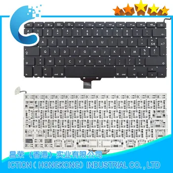 10vnt /daug nauja klaviatūra AZERTY FR Prancūzija prancūzijos Klaviatūra, skirta Macbook Pro A1278 Klaviatūros 2009-2012 Metai