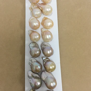 Aukštos kokybės auskarai suporuoti 2 vnt/daug perlų karoliukus,KESHI baroko perlas , pobūdžio gėlo vandens baroko perlas.pusė išgręžtos skylės