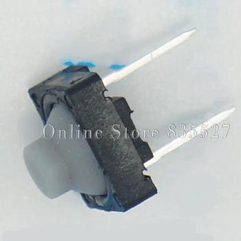 200pcs/lot 8*8 2 Pin pėdų 8 * 8 mm laidžios pagrindinis jungiklis silent silikono mygtuką perjungti tact Switch be garso 