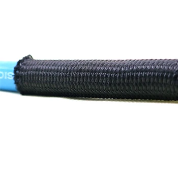 10m/20m 5mm 8mm 15mm 20mm 25m juoda medvilnės, nailono specialusis amortizatorius pintas rankovės kabelių movos movos vamzdis