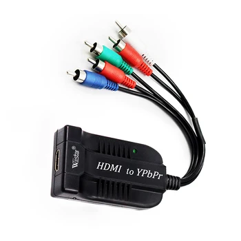Wiistar HDMI Ypbpr RGB HDMI Konverteris su Komponentas L/R audio Adapteris, 1080P HDTV 5 RCA, HDMI