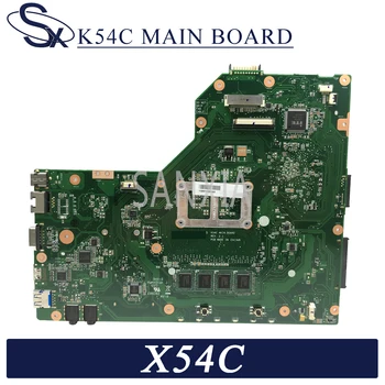 KEFU K54C Nešiojamojo kompiuterio motininė plokštė, skirta ASUS X54C originalus mainboard 4GB-RAM PGA989