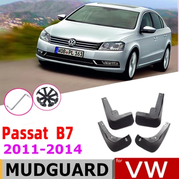 Priekiniai Galiniai Mudguard Volkswagen VW Passat B7 3C 2013 2012 2011 Sparnas Mudguard Purvo Atvartais Guard Splash Atvartu Priedai