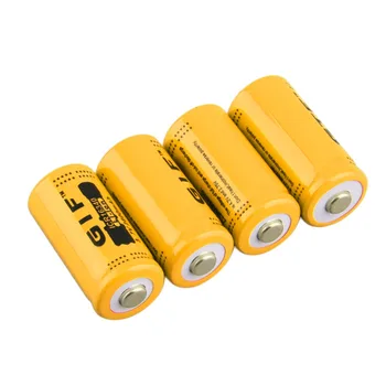4pcs/daug GTL Universalus 16340), 3,7 V 2800mAh Akumuliatoriai Li-ion Baterija Raudona Geltona Mėlyna Didmeninės