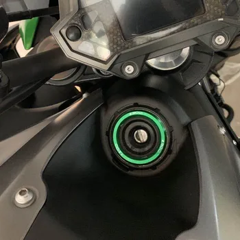 Z900 Motociklo Uždegimo Apimti pagrindinis Jungiklis Žiedas CNC Aliuminio Reikmenys Kawasaki Z900 2017 2018 2019 2020