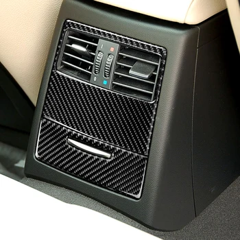 Automobilio stilius Anglies Pluošto 3D Lipdukas Automobilio interjeras Atgal oro angos rėmo Dangtis BMW 3 Serijos E90 E92 E93 2005-2012 m. RHD/LHD