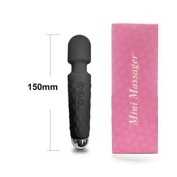 20 Greičio Galingas Mini Vibratorius Moterims G Spot AV Magic Wand Klitorio Stimuliatorius Dildo Vibracija Sekso Žaislai Suaugusių Porų