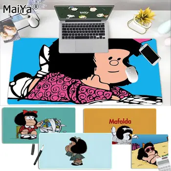 Maiya Į Įžuvinti Mafalda Žaidėjus Greitis Pelių Mažmeninės Mažas Guma Gumos Kilimėlis KOMPIUTERIO, Kompiuterinių Žaidimų kilimėlis