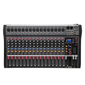 Naujas Dizainas Muzikos Įranga Studio Professional Audio mixer 16channel dj mikšeris konsolės Mikrofonas expander Reverb efektorius