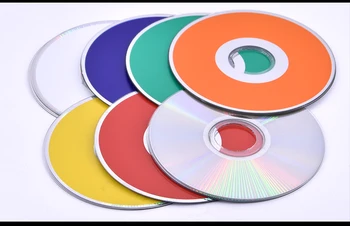 Magija CD Pasirodo Manipuliavimo Kompaktinių diskų Rinkinį (10vnt/rinkinys,ne geltona spalva) Magija Gudrybės Etape Magia Iliuzija Gudrybė Prop Magicans
